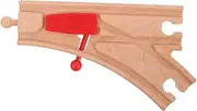 Wooden Train Track Accessories Connector Pieces Set for Boys and Girls Toy Trains
