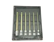 Snap On Tools NEW 206EFABLM 6pc 3/8" Drive Metric Long Ball Hex Bit Socket Set