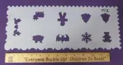 Cake DecoratingCraft Stencil Batman Snowflake pig cow teddy bear gingerbread boy