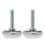 M6 x 25 x 30mm Leveling Feet Adjustable Leveler for Desk Chair Machine Leg 2pcs