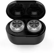 Wireless Bluetooth Headphones A6 TWS in-Ear Headphones Portable Bluetooth 5.0 with Charging Dock (Black)