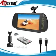 iPoster 7" LCD Screen Car Rear View Mirror Monitor with No1 Mount Pad Remote HD