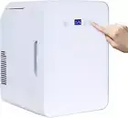 Portable Mini Fridge, 12L Compact Car Refrigerator Small Fridges