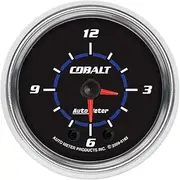 Auto Meter 6185 Cobalt 2" Analog Illuminated Clock Gauge