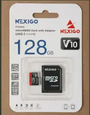 NEW Nexigo 128GB Micro SD Card w Adapter Memory - FREE SHIPPING!!!