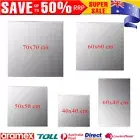 Wall Mounted Mirror Glass Frameless Makeup Bathroom Decor Smooth Edge Simple AU
