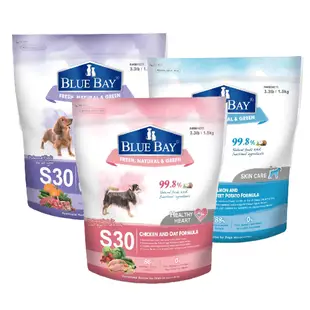 【BLUE BAY 倍力】S30 低過敏全犬種保健狗飼料 狗飼料 狗糧 寵物飼料 (1.5kg / 7.5kg)