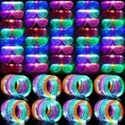 96 Pack Glow in the Dark Party Supplies Include 48 Pcs Light up Glasses and 4...