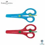 Faber Castell Spring Kids Scissors | Children Toddler Safety Scissor | 2pcs
