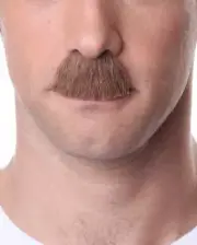 HUMAN HAIR CHARACTERS CHARLIE CHAPLIN COMEDIAN COSTUME MUSTACHE SILENT MOVIE