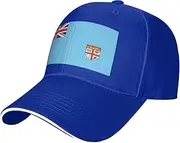 [SSIULUS] Fiji Flag Casquette Cap Hats,Trucker,Baseball Cap with Snapback,Perfect for Summer,Golf
