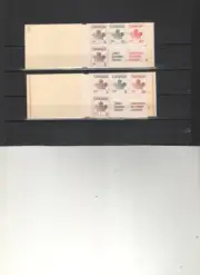 CANADA-HB 2 Carnets con 4 sellos cada uno (según foto)