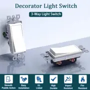 LED/CFL Incandescent Lights Switch Dimmer Compatible Dimmer for Smooth Lighting