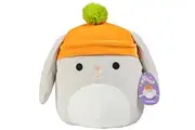 Squishmallows Original 10-Inch Valentina The Grey Bunny - Official Jazwares Plush - Collectible Soft Squishy Bunny Stuffed Animal Toy - Add to Your Squad - Gift for Kids, Girls Boys
