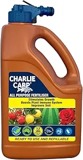 Charlie Carp All Purpose Fertiliser 2.2L - Hose-On and Ready to Use Lawn Fertiliser, Plant Food for Grass, Veggies and Fruit Trees - Covers 200m2