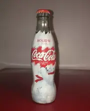 Coca-Cola 2005 Holiday Polar Bear Christmas Full 8 Oz. Glass Bottle Coke