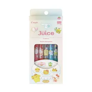 (限量)PILOT百樂 三麗鷗 Juice果汁筆0.5-sanrio-五色入組【有盒版】-大耳狗組 墊腳石購物網