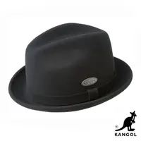 在飛比找momo購物網優惠-【KANGOL】LITEFELT 紳士帽(黑色)