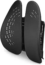 Kensington SmartFit Conform Back Rest - Ergonomic and Height Adjustable Lumbar Support Rest (K60412WW)
