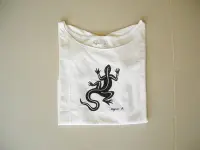 在飛比找Yahoo!奇摩拍賣優惠-agnes b.白色上衣 Logo短袖圓領T恤/1號(M) 