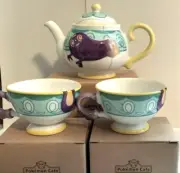 Pokemon Center Original Limited Pot Death Teapot & Yabacha Tea Cup Set Nintendo