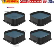 Height Increase 2 Inch Trapezoidal L-Shape Half Top Spike Bottom Rubber Strip N◦