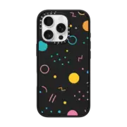 iPhone 16 Pro Impact Case Colorful Shapes (Clear)