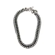 [ANN DEMEULEMEESTER] Vita macro chain necklace Silver