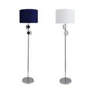 Rialto Floor Lamp - Navy/White