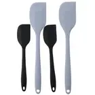 1/4pcs 2 Small and 2 Large Silicone Spatula Set Kitchen
