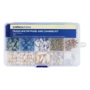 NEW Crafter's Choice Crafters Choice Freshwater Pearls And Charms Kit By Spotlig