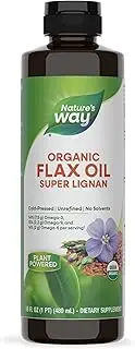 Nature's Way EfaGold Flax Oil Super Lignan USDA Organic 35 mg, 16 fl. oz.