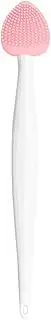 Pore Cleaning Brush - Double-Sided Silicone Facial Cleansing Brush | Travel Use Remover Tool | Skin Care Face Scrubber | Nose Contour Exfoliatings Brushs For Women