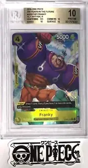 BGS 10 One Piece OP07-107 R* Franky Alt Art - English - 500 Years in the Future