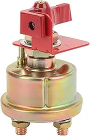 12v 500a Battery Power Cut Master Switch, Heavy Duty Metal Case Battery Switch Disconnect Isolator, Waterproof Disconnect Switch for Yacht Truck Automobile
