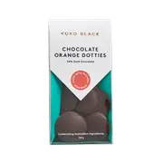 Chocolate Orange Dotties 100g | Dark Chocolate