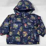 Polo Ralph Lauren Boys 24M Polo Bear All Over Winter Jacket Coat