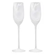 Skylar Champagne Glass 208mL Frost Set of 2 Tempa 898241