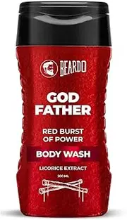Beardo Godfather Body Wash for Men 200ml | Powerful and Energising bodywash for men |Luxurious lather and Refreshing shower gel |Free of Parabens and Silicon's