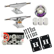 INDEPENDENT 149mm Skateboard TRUCKS 54mm SPITFIRE Wheels, Bearings PACKAGE