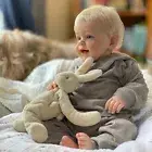 22 in Yannik Reborn Baby Doll Blonde Hair Painted Skin Details & Lifelike Veins