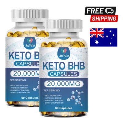Keto BHB Capsules Best Keto Diet Softgels Weight Loss Fat Burner Carb Blocker