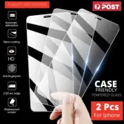 2xTempered Glass Screen Protector For Apple iPhone 13 12 11 Pro XS Max XR 8 Plus