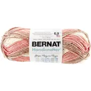 Bernat Handicrafter Cotton Yarn Stripes-Natural 162104-4010