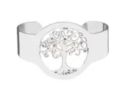 Silver Tree of Life Bangle