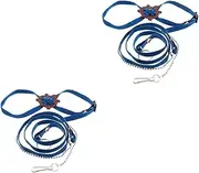 GREENADSCAPE 2pcs Turtle Pulling Rope Lightweight Leash for Tortoises Breathable for Outdoor Use for Easy Walking and Training