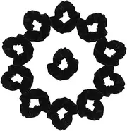 Gogogmee 12 Pack Velvet Hair Scrunchies Soft Mini Elastic Ties for Women Ponytail Holders Hair Accessories for Ponytails Buns