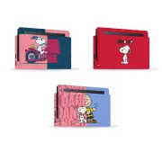 PEANUTS CHARACTER GRAPHICS VINYL SKIN DECAL FOR NINTENDO SWITCH CONSOLE & DOCK