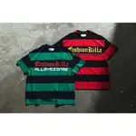 MQSHOP FASHION KILLA GOTHIC LOGO STRIPE TEE