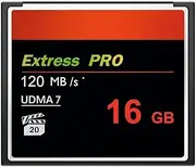 WQDMKE Camera CF Card 16GB CompactFlash Memory Card UDMA Speed Up to 120MB/s